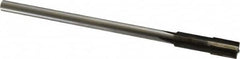 Made in USA - 0.3151 to 0.347" Diam, 9/32" Diam Shank, 1-1/2" Flute, Semi Finish Semi Ground Chucking Reamer - Makers Industrial Supply