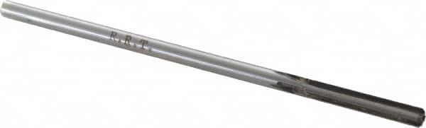 Made in USA - 0.1865" Carbide-Tipped 4 Flute Chucking Reamer - Straight Flute, 1-1/8" Straight Shank, 1-1/8" Flute Length, 4-1/2" OAL - Makers Industrial Supply