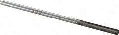 Made in USA - 0.1865" Carbide-Tipped 4 Flute Chucking Reamer - Straight Flute, 1-1/8" Straight Shank, 1-1/8" Flute Length, 4-1/2" OAL - Makers Industrial Supply