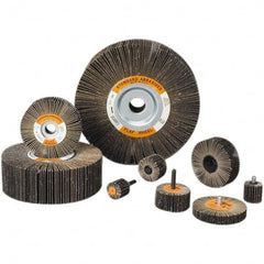 Standard Abrasives - 6 Inch Diameter, 60 Grit Aluminum Oxide Unmounted Flap Wheel - 1 Inch Hole, 2 Inch Wide, Coated, Medium Grade, 6,200 Max RPM - Makers Industrial Supply