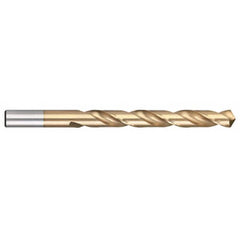 Titan USA - Jobber Length Drill Bits; Drill Bit Size (Inch): 9/64 ; Drill Bit Size (Decimal Inch): 0.1406 ; Drill Point Angle: 118 ; Drill Bit Material: High Speed Steel ; Drill Bit Finish/Coating: Uncoated ; Flute Type: Spiral - Exact Industrial Supply