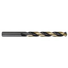 Titan USA - Jobber Length Drill Bits; Drill Bit Size (Letter): H ; Drill Bit Size (Decimal Inch): 0.2660 ; Drill Point Angle: 135 ; Drill Bit Material: High Speed Steel ; Drill Bit Finish/Coating: Uncoated ; Flute Type: Spiral - Exact Industrial Supply