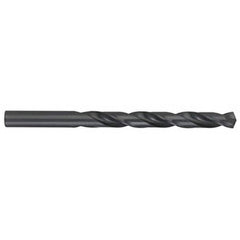 Titan USA - Jobber Length Drill Bits; Drill Bit Size (Wire): #18 ; Drill Bit Size (Decimal Inch): 0.1695 ; Drill Point Angle: 135 ; Drill Bit Material: High Speed Steel ; Drill Bit Finish/Coating: Uncoated ; Flute Type: Spiral - Exact Industrial Supply