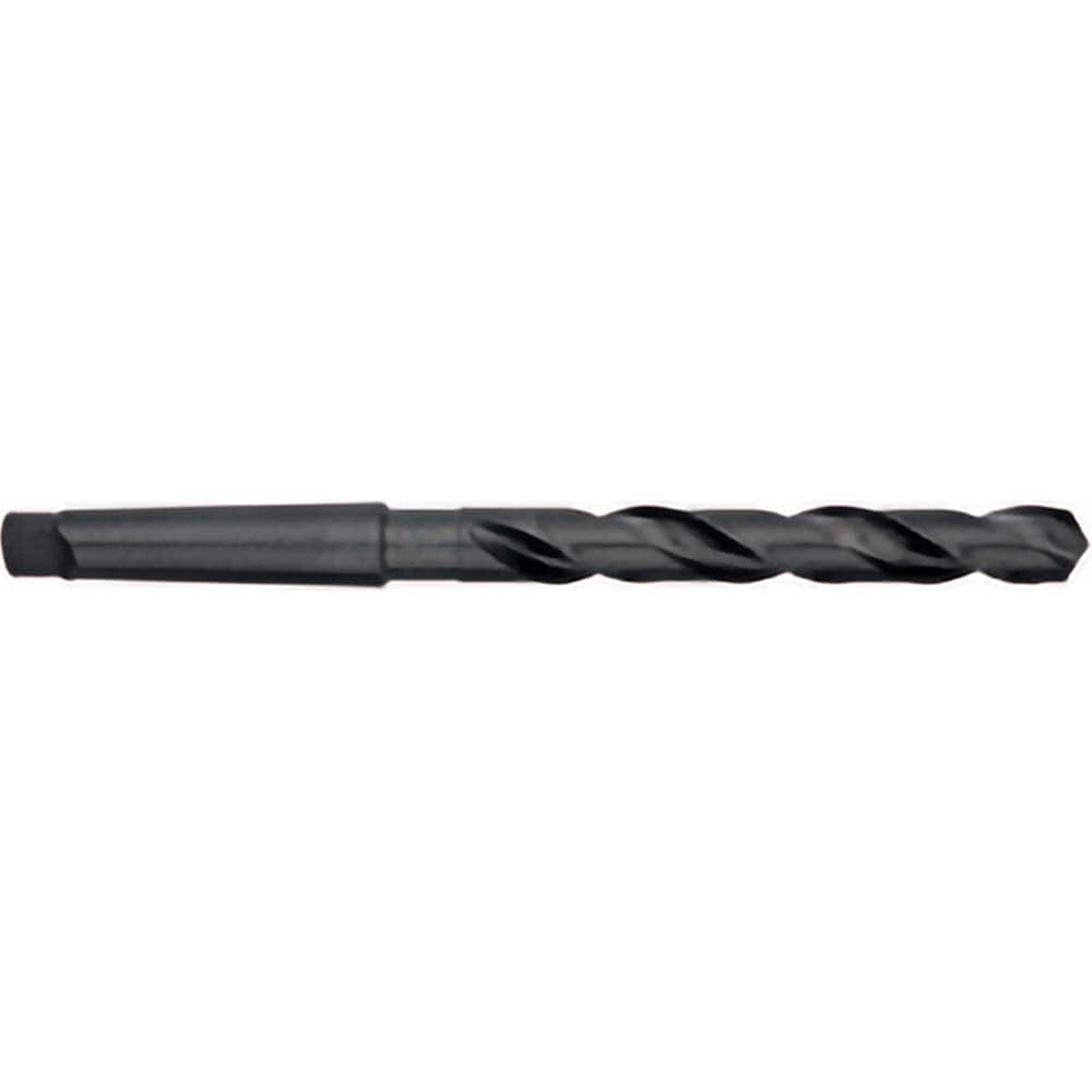 Titan USA - Taper Shank Drill Bits; Drill Bit Size (Inch): 1-11/64 ; Drill Bit Size (Decimal Inch): 1.1719 ; Drill Point Angle: 118 ; Shank Taper Designation: 4MT ; Drill Bit Material: High Speed Steel ; Drill Bit Finish/Coating: Black Oxide - Exact Industrial Supply