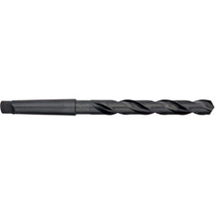 Titan USA - Taper Shank Drill Bits; Drill Bit Size (Inch): 1-9/64 ; Drill Bit Size (Decimal Inch): 1.1406 ; Drill Point Angle: 118 ; Shank Taper Designation: 4MT ; Drill Bit Material: High Speed Steel ; Drill Bit Finish/Coating: Black Oxide - Exact Industrial Supply