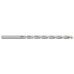 Titan USA - Extra Length Drill Bits; Drill Bit Size (Inch): 5/8 ; Drill Bit Size (Decimal Inch): 0.6250 ; Drill Point Angle: 118 ; Drill Bit Material: High Speed Steel ; Drill Bit Finish/Coating: Uncoated ; Overall Length (Inch): 12 - Exact Industrial Supply