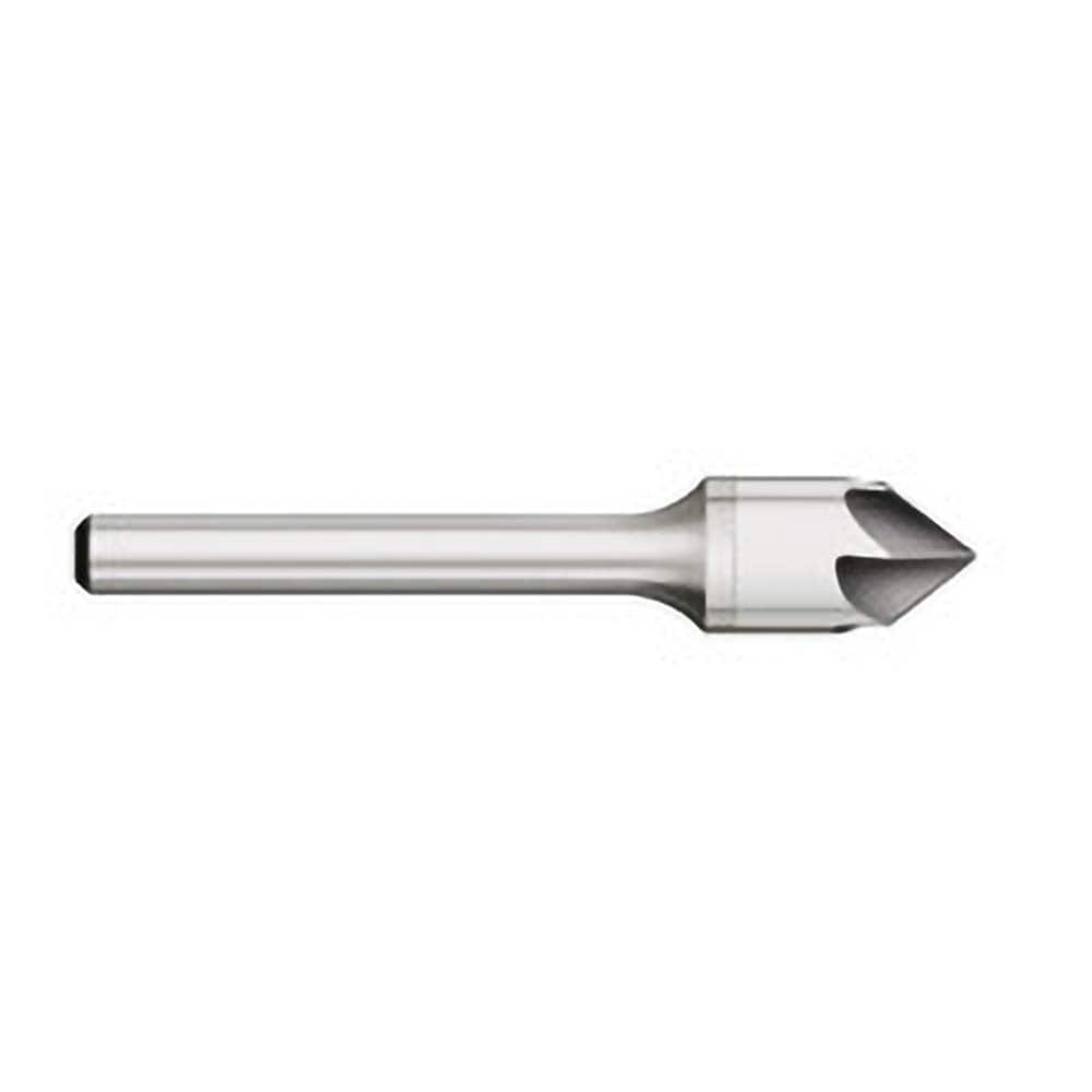 Titan USA - Countersinks; Head Diameter (Inch): 3/4 ; Head Diameter (Decimal Inch): 0.7500 ; Number of Flutes: 6 ; Included Angle: 60 ; Countersink Material: Solid Carbide ; Countersink Finish/Coating: Uncoated - Exact Industrial Supply