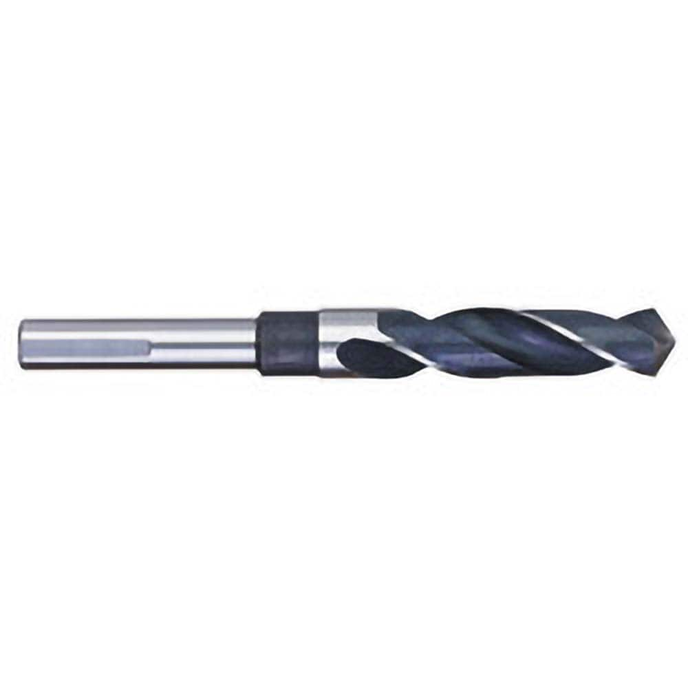 Titan USA - 13/16" 118° 1/2" Shank Uncoated High Speed Steel Silver & Deming Reduced Shank Drill Bit - Exact Industrial Supply