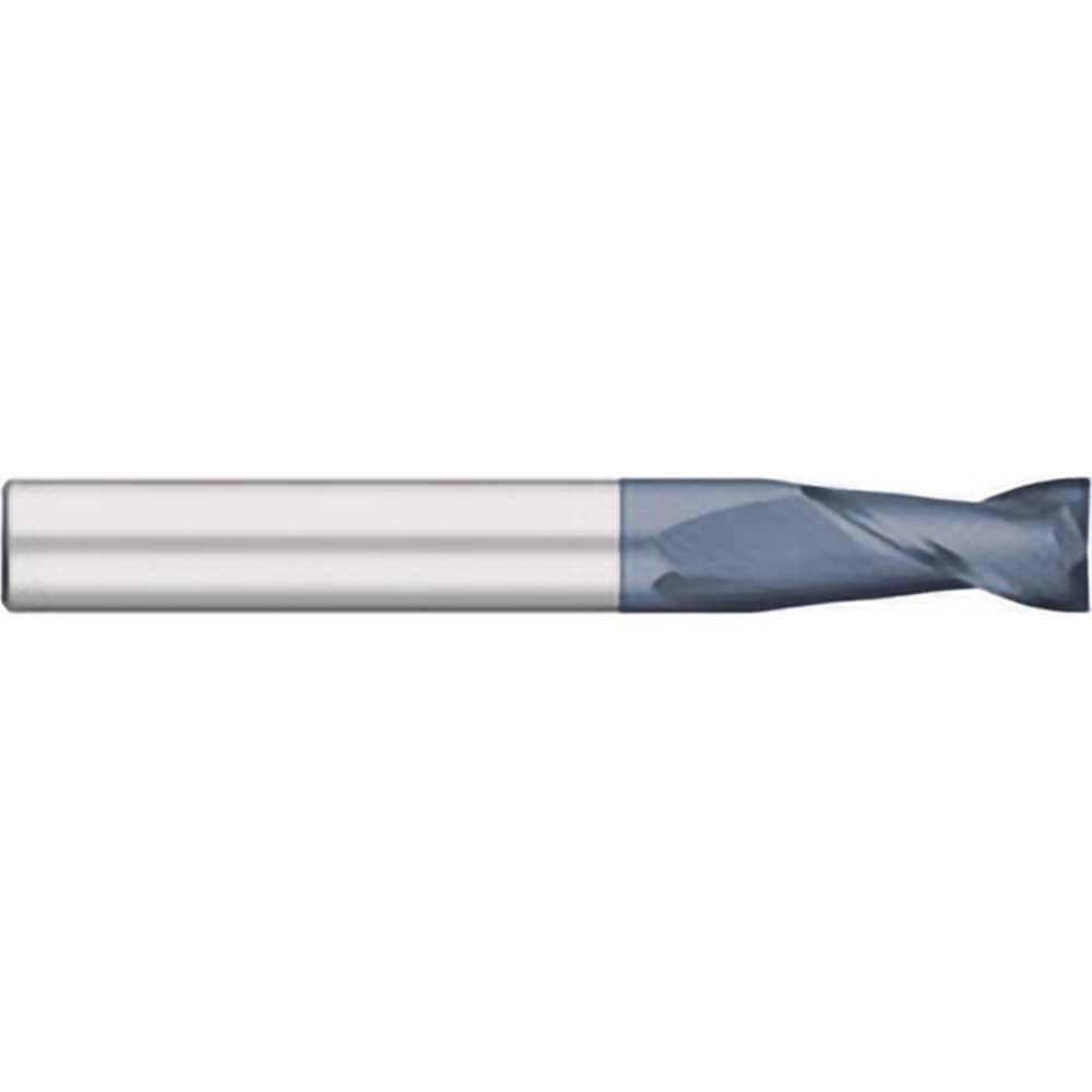 Titan USA - Square End Mills; Mill Diameter (Inch): 1/4 ; Mill Diameter (Decimal Inch): 0.2500 ; Number of Flutes: 2 ; Length of Cut (Inch): 1-1/8 ; Length of Cut (Decimal Inch): 1.1250 ; Material: Solid Carbide - Exact Industrial Supply