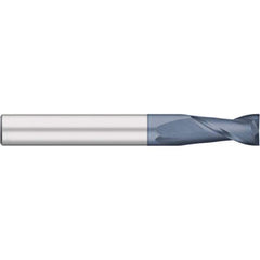 Titan USA - Square End Mills; Mill Diameter (Inch): 1/4 ; Mill Diameter (Decimal Inch): 0.2500 ; Number of Flutes: 2 ; Length of Cut (Inch): 1-1/8 ; Length of Cut (Decimal Inch): 1.1250 ; Material: Solid Carbide - Exact Industrial Supply