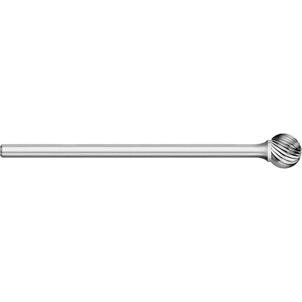 Titan USA - Burrs; Head Shape: Ball ; Industry Specification: SD-5L6 ; Tooth Style: Single Cut ; Cutting Diameter (Inch): 1/2 ; Cutting Diameter (Decimal Inch): 0.5000 ; Shank Diameter (Inch): 1/4 - Exact Industrial Supply