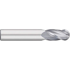 Titan USA - Ball End Mills; Mill Diameter (Decimal Inch): 0.4688 ; Number of Flutes: 4 ; Length of Cut (Inch): 1 ; Length of Cut (Decimal Inch): 1.0000 ; Material: Solid Carbide ; Overall Length (Inch): 3 - Exact Industrial Supply