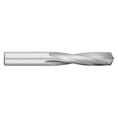 Titan USA - Screw Machine Length Drill Bits; Drill Bit Size (Decimal Inch): 0.4130 ; Drill Bit Size (Letter): Z ; Drill Point Angle: 135 ; Drill Bit Material: Solid Carbide ; Drill Bit Finish/Coating: Uncoated ; Flute Type: Spiral - Exact Industrial Supply