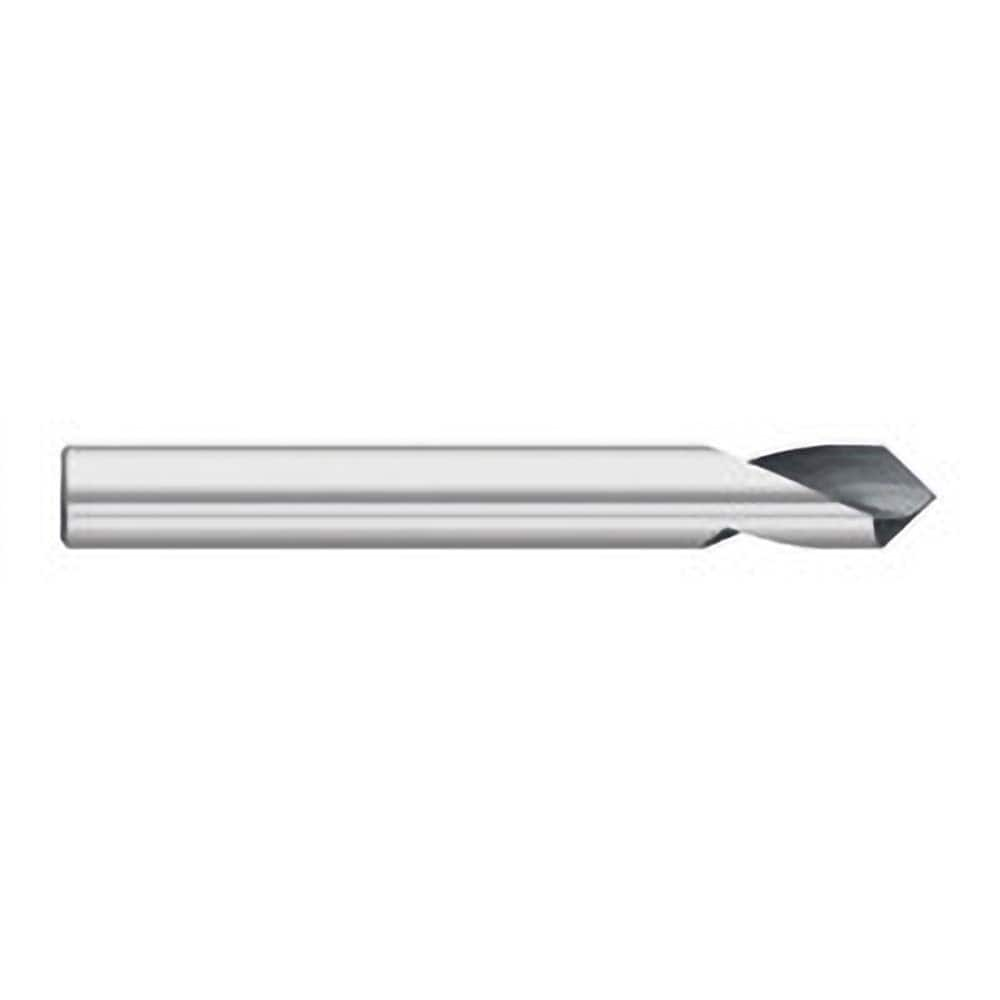 Titan USA - Spotting Drills; Body Diameter (Inch): 5/8 ; Body Diameter (Decimal Inch): 5/8 ; Drill Point Angle: 90 ; Spotting Drill Material: Solid Carbide ; Spotting Drill Finish/Coating: Uncoated ; Overall Length (Inch): 3 - Exact Industrial Supply