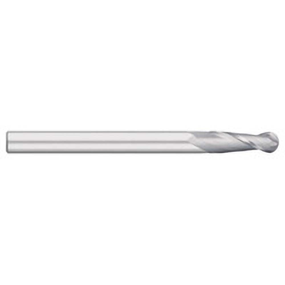 Titan USA - Ball End Mills; Mill Diameter (Inch): 3/16 ; Mill Diameter (Decimal Inch): 0.1875 ; Number of Flutes: 2 ; Length of Cut (Inch): 1-1/8 ; Length of Cut (Decimal Inch): 1.1250 ; Material: Solid Carbide - Exact Industrial Supply