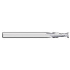 Titan USA - Square End Mills; Mill Diameter (Inch): 1/2 ; Mill Diameter (Decimal Inch): 0.5000 ; Number of Flutes: 2 ; Length of Cut (Inch): 1-1/2 ; Length of Cut (Decimal Inch): 1.5000 ; Material: Solid Carbide - Exact Industrial Supply