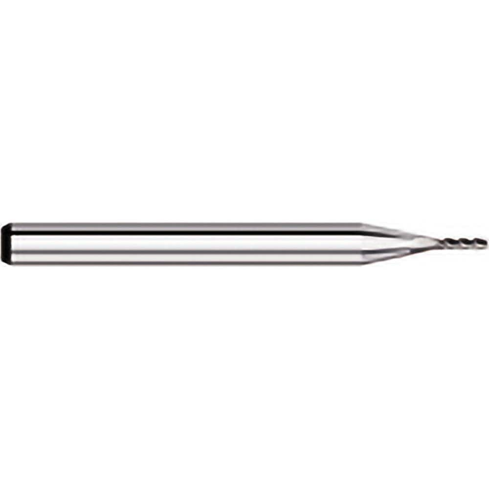 Titan USA - Square End Mills; Mill Diameter (Decimal Inch): 0.0260 ; Number of Flutes: 4 ; Length of Cut (Inch): 5/64 ; Length of Cut (Decimal Inch): 0.0780 ; Material: Solid Carbide ; Finish/Coating: Uncoated - Exact Industrial Supply