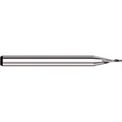 Titan USA - Square End Mills; Mill Diameter (Decimal Inch): 0.1040 ; Number of Flutes: 2 ; Length of Cut (Inch): 5/16 ; Length of Cut (Decimal Inch): 0.3120 ; Material: Solid Carbide ; Finish/Coating: Uncoated - Exact Industrial Supply