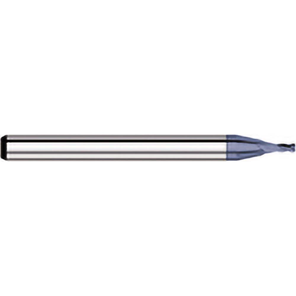 Titan USA - Square End Mills; Mill Diameter (mm): 0.80 ; Mill Diameter (Inch): 1/32 ; Mill Diameter (Decimal Inch): 0.0310 ; Number of Flutes: 4 ; Length of Cut (mm): 1.20 ; Length of Cut (Inch): 3/64 - Exact Industrial Supply