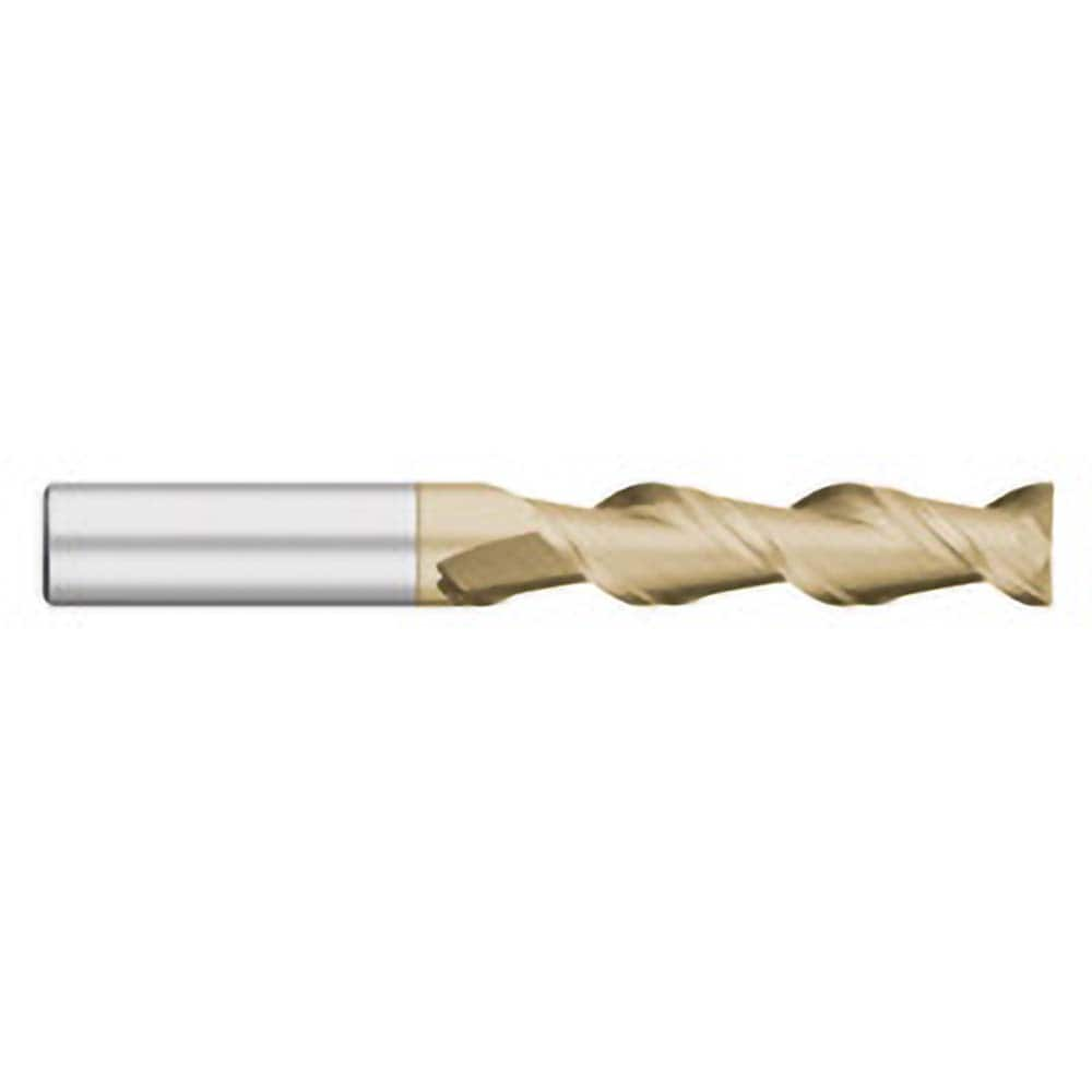 Titan USA - Square End Mills; Mill Diameter (Inch): 1/8 ; Mill Diameter (Decimal Inch): 0.1250 ; Number of Flutes: 2 ; Length of Cut (Inch): 3/4 ; Length of Cut (Decimal Inch): 0.7500 ; Material: Solid Carbide - Exact Industrial Supply