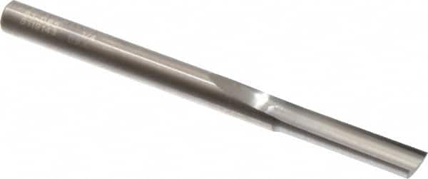 Onsrud - 1/4" Diam, 1/4" Shank Diam, 1" Length of Cut, 1 Flute Single Edge Straight Router Bit - 3-1/4" Overall Length, Right Hand Cut, Solid Carbide - Makers Industrial Supply