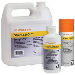 WALTER Surface Technologies - StainlessCut, 350 mL Bottle Cutting Fluid - Liquid, For Broaching, Drilling, Milling, Reaming, Sawing, Turning - Makers Industrial Supply