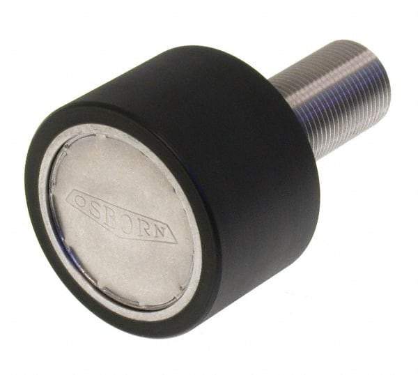 Osborn International - 1" Roller Diam x 25/32" Width, 7/16" Stud Diam x 1" Length, Plain Stud Load Runner - Urethane, 1/2" Thread Length, 7/16-20 Thread, 1-25/32" OAL, 80 Lb Dynamic Cap - Makers Industrial Supply