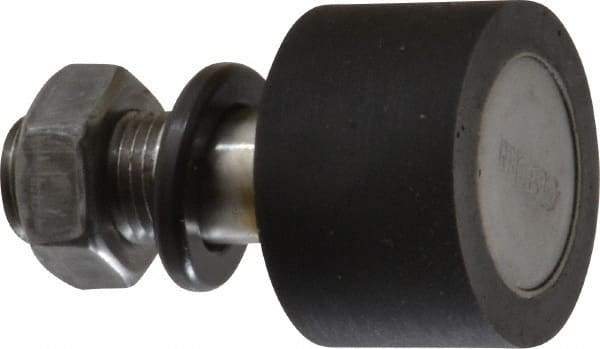 Osborn International - 1-1/4" Roller Diam x 0.843" Width, 1/2" Stud Diam x 1-1/4" Length, Plain Stud Load Runner - Urethane, 5/8" Thread Length, 1/2-20 Thread, 2.093" OAL, 110 Lb Dynamic Cap - Makers Industrial Supply