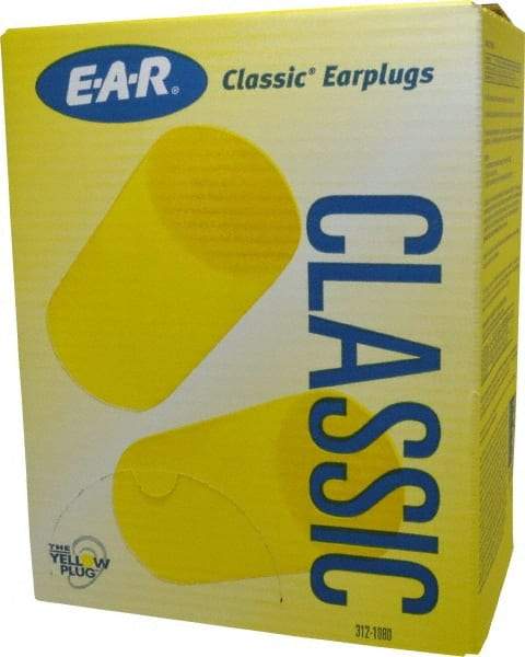 3M - Disposable, Uncorded, 29 dB, Barrel Earplugs - Yellow, 500 Pairs - Makers Industrial Supply