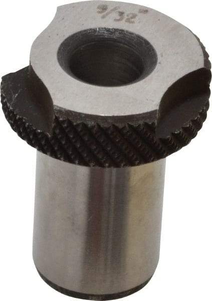 Value Collection - Type SF, 9/32" Inside Diam, Head, Slip Fixed Drill Bushing - 1/2" Body Outside Diam, 3/4" Length Under Head, Steel, LS-1 Compatible - Makers Industrial Supply