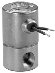 KIP - 1/4" Port, Direct Acting, Brass Solenoid Valve - Multipurpose, 100 Max PSI, Buna-N Seal - Makers Industrial Supply