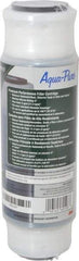 3M Aqua-Pure - 3" OD, 5µ, Cellulose Fiber Carbon & Scale Cartridge Filter - 9-3/4" Long, Reduces Dirt, Rust, Tastes, Odors & Scale - Makers Industrial Supply