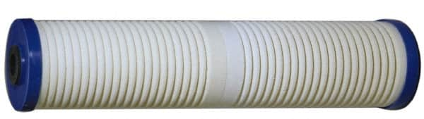 3M Aqua-Pure - 4-1/2" OD, 5µ, Cellulose Fiber Graded-Density Cartridge Filter - 20" Long, Reduces Sediments & Rust - Makers Industrial Supply