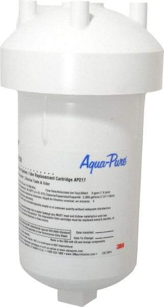 3M Aqua-Pure - 2.0 GPM Max Flow Rate, 3/8 Inch Pipe, Full Flow Undersink Water Filter System - 1 Housing, Reduces Taste, Odor, Chlorine and Sediment - Makers Industrial Supply