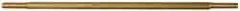 Made in USA - 8" Long, 1/4-20 Thread, Float Valve Rod - Brass, 1/2" Thread Length - Makers Industrial Supply