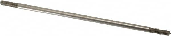 Made in USA - 8" Long, 1/4-20 Thread, Float Valve Rod - Stainless Steel, 1/2" Thread Length - Makers Industrial Supply