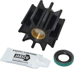 Jabsco - Neoprene Impeller Kit Repair Part - Contains Impeller, Seal, Gasket, For Use with Jabsco Model 6050-0001 Flexible Impeller Pump Motors - Makers Industrial Supply