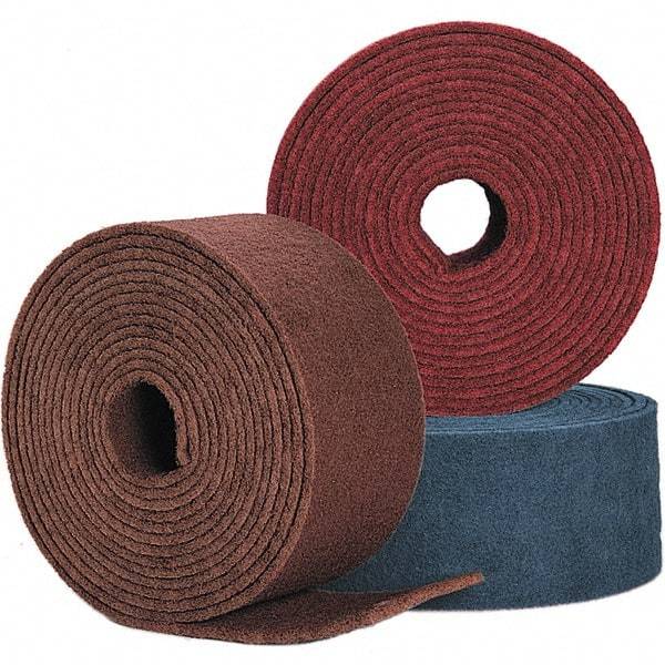 Standard Abrasives - 30' Long x 6" Wide Nonwoven Roll - Very Fine Grade, Purple, Aluminum Oxide - Makers Industrial Supply