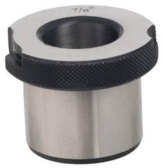 Value Collection - Type SF, Letter U Inside Diam, Head, Slip Fixed Drill Bushing - 3/4" Body Outside Diam, 1" Length Under Head, Steel, LS-1 Compatible - Makers Industrial Supply