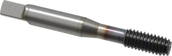 OSG - 5/16-18 UNC H5 Thread Limit Modified Bottoming Thread Forming Tap - Powdered Metal High Speed Steel, TiCN Finish, 2-23/32" OAL, 1-1/8" Thread Length, Right Hand Thread, Series EXOTAP NRT - Makers Industrial Supply