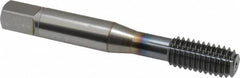 OSG - 3/8-16 UNC H5 Thread Limit Modified Bottoming Thread Forming Tap - Powdered Metal High Speed Steel, TiCN Finish, 2-15/16" OAL, 1-1/4" Thread Length, Right Hand Thread, Series EXOTAP NRT - Makers Industrial Supply