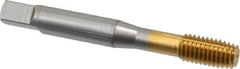 OSG - M8x1.25 Metric Coarse D9 Thread Limit Plug Thread Forming Tap - Cobalt, TiN Finish, 2-23/32" OAL, 1-1/8" Thread Length, Right Hand Thread, Series HY-PRO NRT - Makers Industrial Supply