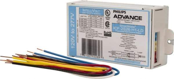 Philips Advance - 1 or 2 Lamp, 120-277 Volt, 0.23 to 0.45 Amp, 0 to 39, 40 to 79 Watt, Programmed Start, Electronic, Nondimmable Fluorescent Ballast - 0.93, 0.98, 1.00, 1.10, 1.12 Ballast Factor - Makers Industrial Supply