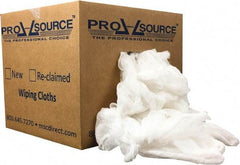 PRO-SOURCE - 110 Piece, Lint Free White Cheesecloth - 36 Inch Long x 30 Inch Wide Sheet, Washed, Box - Makers Industrial Supply