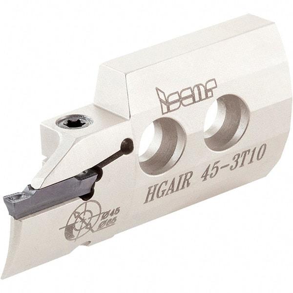 Iscar - 3" Groove Width, 10mm Max Depth of Cut, Left Hand Cut, HGAI Indexable Grooving Blade - HGN-C, HGPL Insert Style, Series Heliface - Makers Industrial Supply