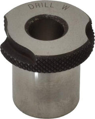 Value Collection - Type SF, Letter W Inside Diam, Head, Slip Fixed Drill Bushing - 3/4" Body Outside Diam, 3/4" Length Under Head, Steel, LS-1 Compatible - Makers Industrial Supply