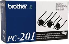 Brother - Black Thermal Print Cartridge Ribbon - Use with 75513739 - Makers Industrial Supply