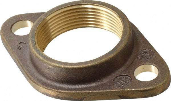 Bell & Gossett - Inline Circulator Pump Bronze Flange - 1-1/2 Inch Flange, Armstrong Part No. 104301-041, Bell & Gosset Part No. 101210, Teel Part No. 2a640, For Use with 100, PR, NRF, PL-30, PL-36, PL-55 - Makers Industrial Supply