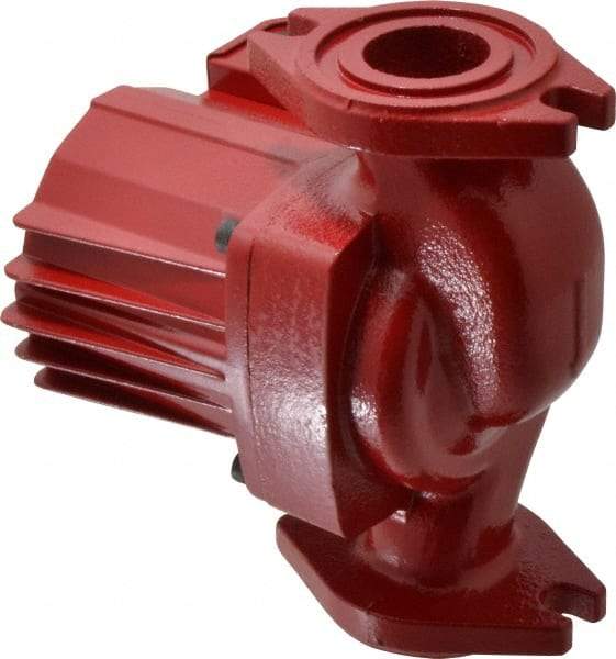 Bell & Gossett - 1/15 hp, 6-3/16" Long, 1 Phase, Cast Iron Housing, Noryl Impeller, Inline Circulator Pump - 115 Volt, 60 Hz, 6-3/8" Flange Width, Bell & Gossett Part No. 103350, 150 Max psi, ODP Motor - Makers Industrial Supply