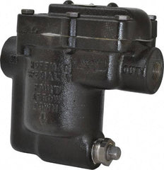 Hoffman Speciality - 1/2 Female" Pipe, Cast Iron Inverted Bucket Steam Trap - 125 Max psi - Makers Industrial Supply